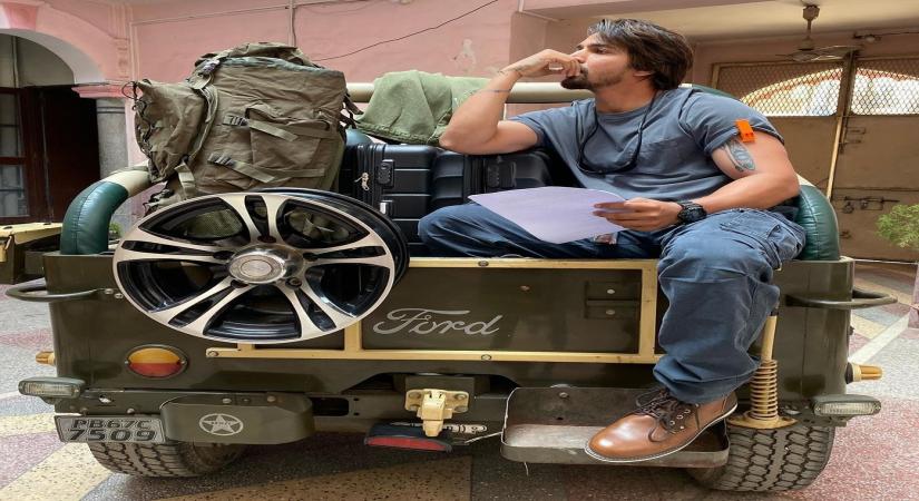 Harshavardhan Rane looks "nervous" on the first day of "Haseen Dillruba" shoot.