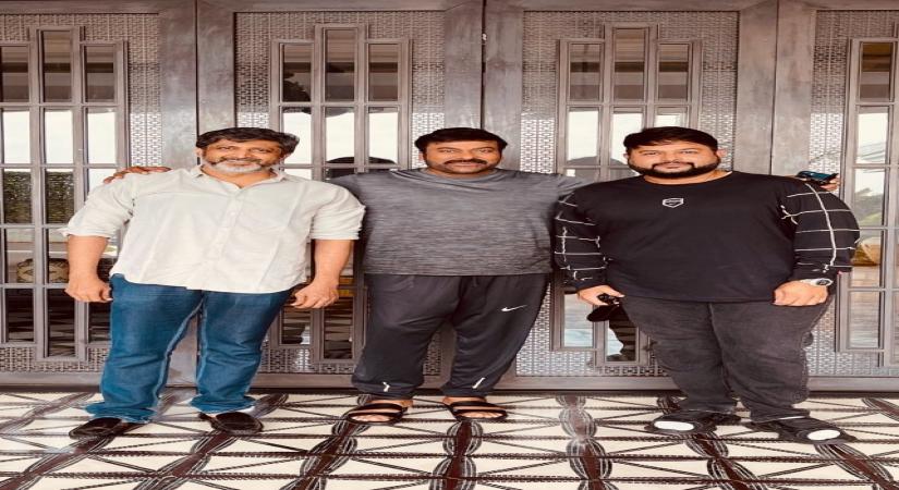Chiranjeevi starts shooting for Jayam Mohan Raja's next