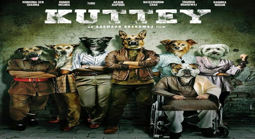 Arjun Kapoor shares Aasmaan Bhardwaj's 'Kuttey' motion poster.