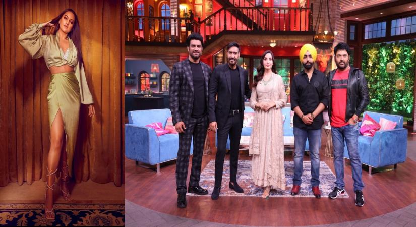 Sonakshi Sinha virtually joins 'The Kapil Sharma Show'.