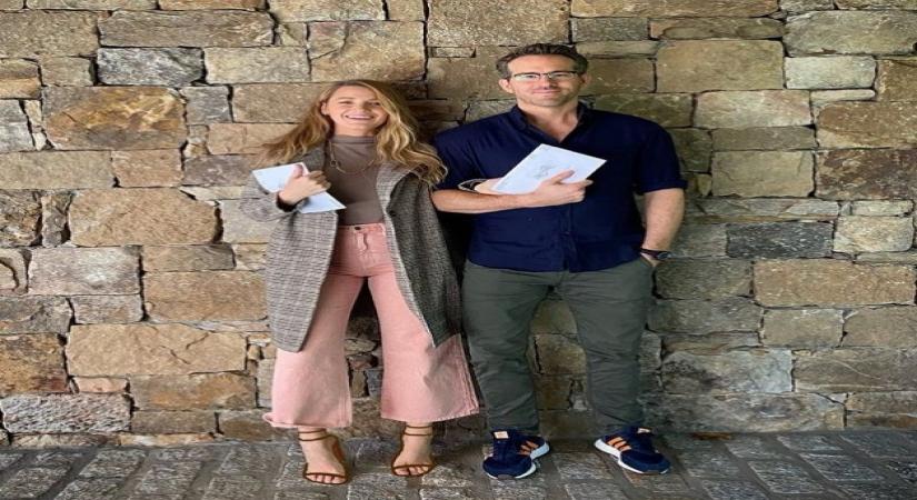 Ryan Reynolds and Blake Lively.(photo:instagram)