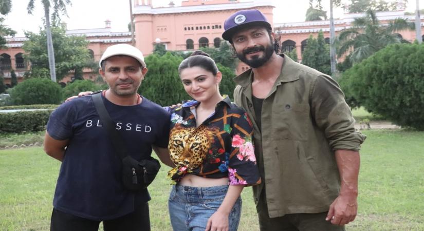 Team Khuda Haafiz celebrates 1 year of its release
