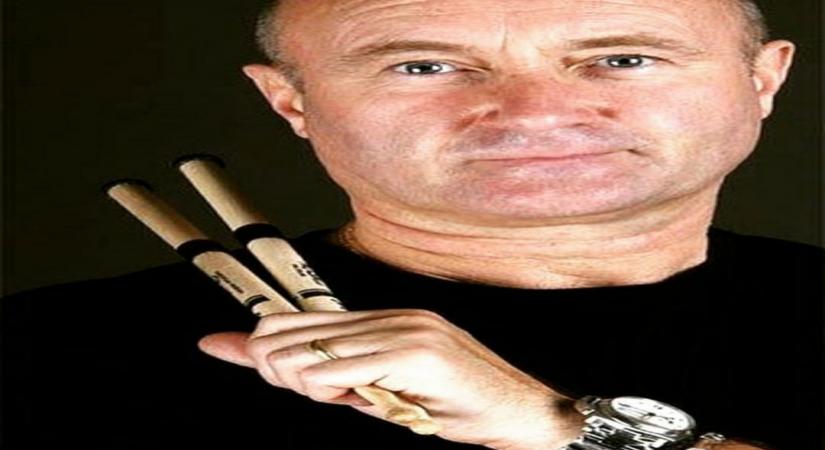 Phil Collins is touring after 14 years, can barely hold a drumstick.