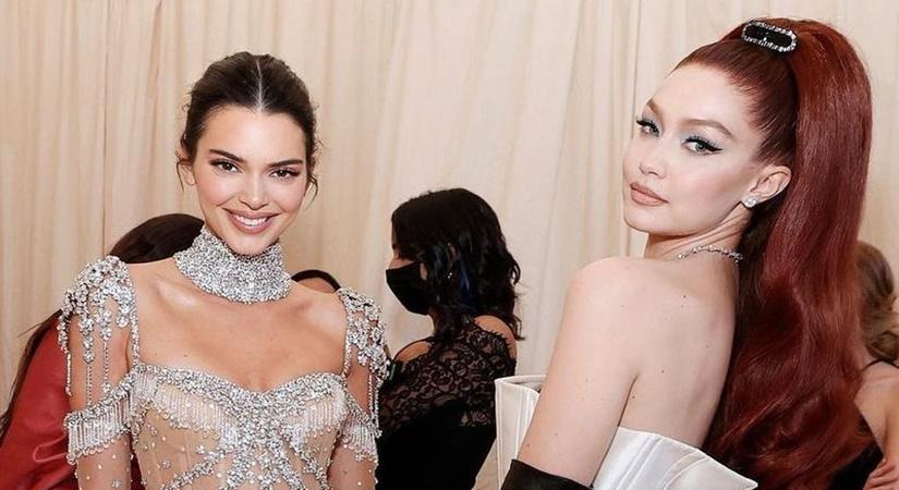 Kendall Jenner and Gigi Hadid at The Met Gala, Source: Instagram