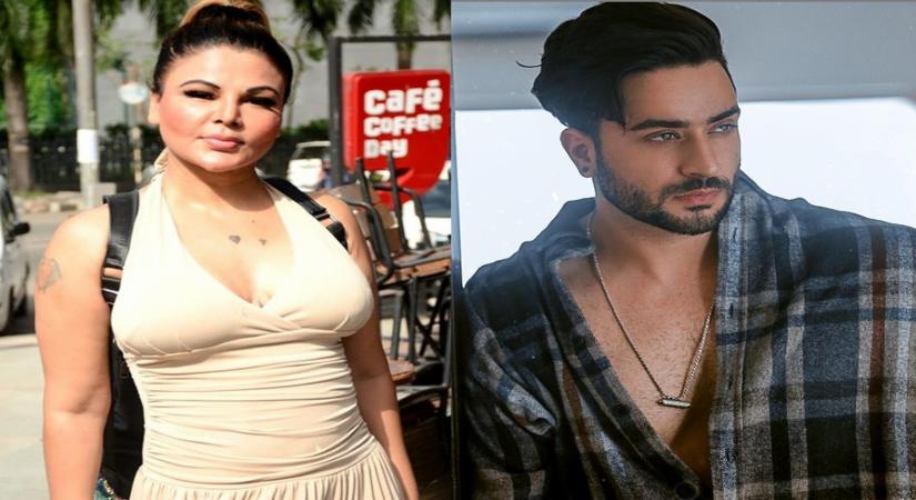 Rakhi Sawant and actor Aly Goni.
