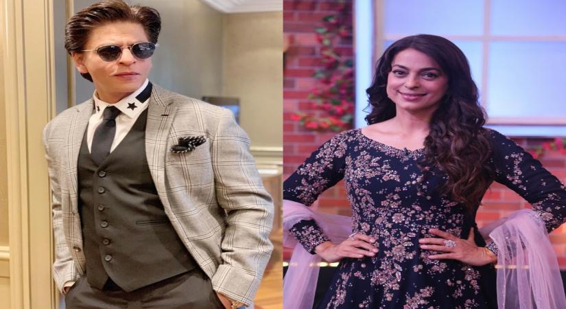 When Shah Rukh Khan arrived at Juhi Chawla's party at
