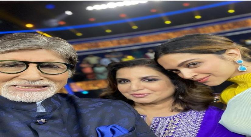 Farah Khan shares selfie with Big B, Deepika