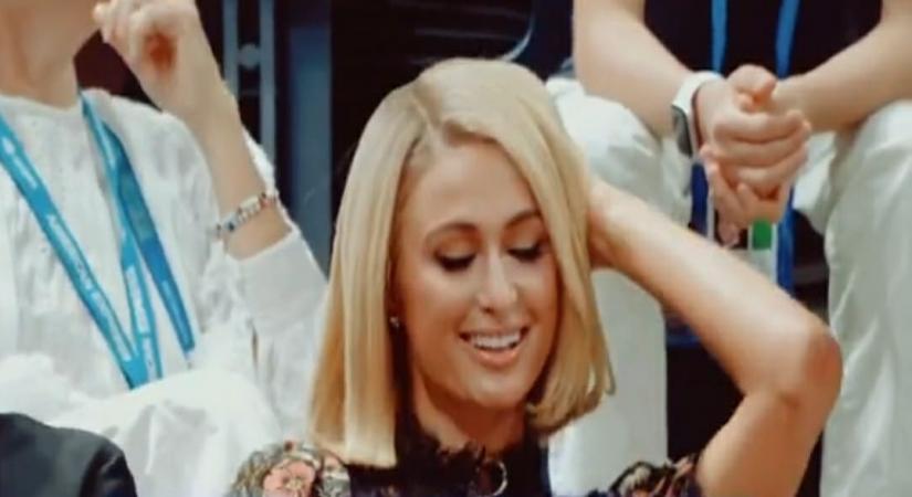 Paris Hilton's iconic moment at US Open 2021