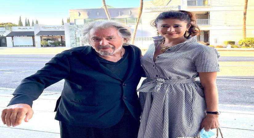 Pooja Batra meets Al Pacino.(photo:instagram)