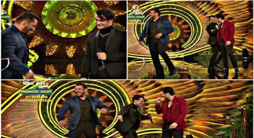 Salman Khan seen pulling Asim Riaz's leg in 'Bigg Boss 15' promo.
