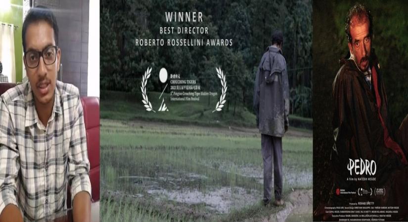 Sandalwood debutante director wins best director award at international film festival.