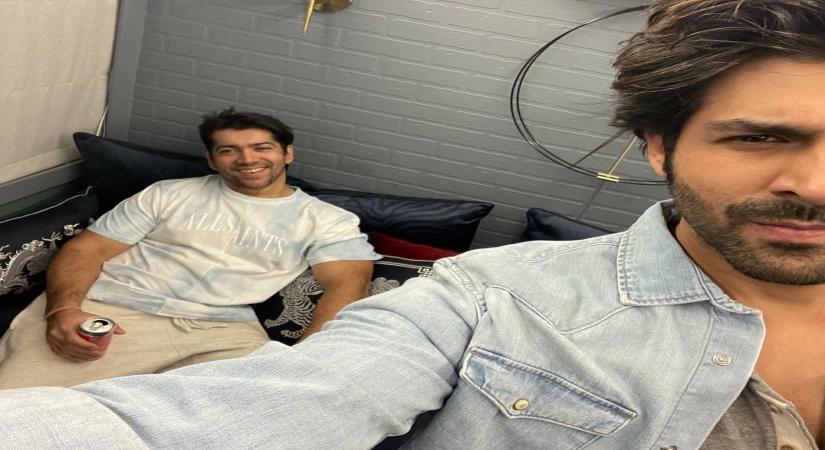 Kartik Aaryan wraps the first schedule of 'Shehzada'(photo:instagram)
