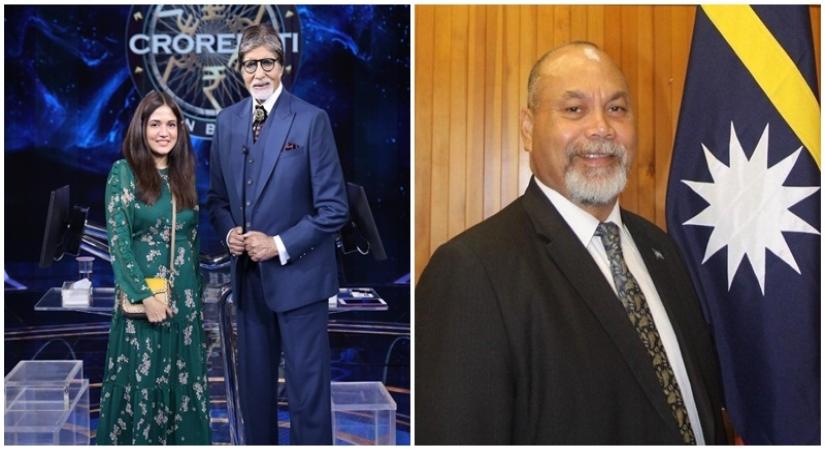 President of Nauru wants Big B's 'KBC13' bow-ties