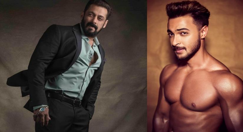 Aayush Sharma and Salman Khan.