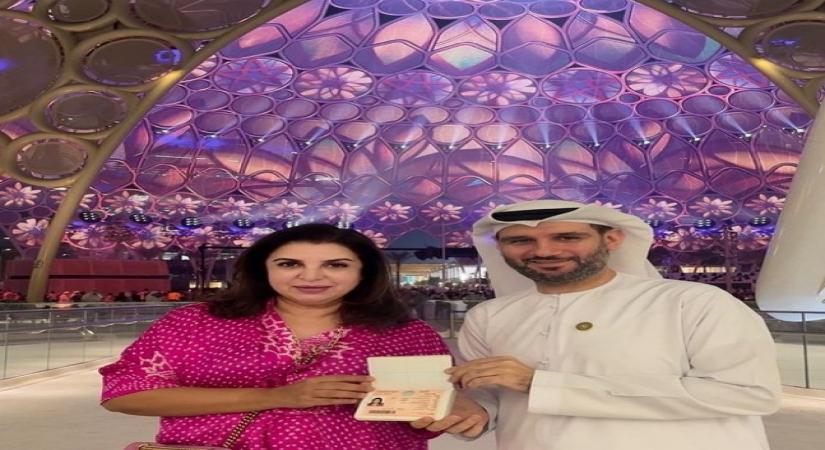 Farah Khan golden visa.(photo:Instagram)