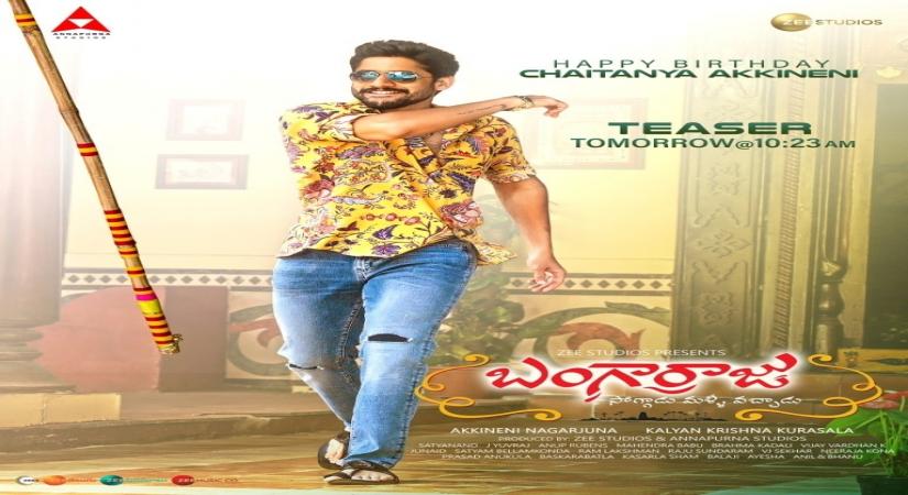Naga Chaitanya Bangarraju poster.