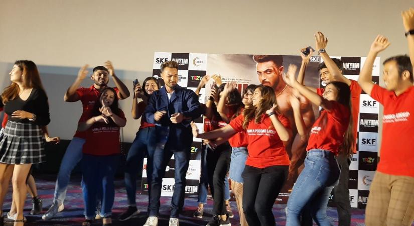 Aayush Sharma launches AntimÃ¢ÂÂs song 'Bhai Ka Birthday' in Jaipur!