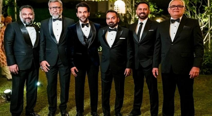Rajkummar Rao's reception picture with directors.