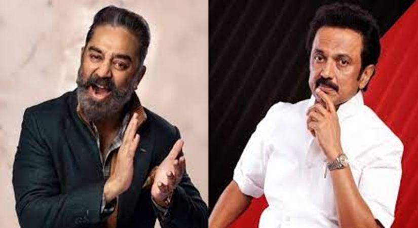 Kamal Haasan and M. K. Stalin.