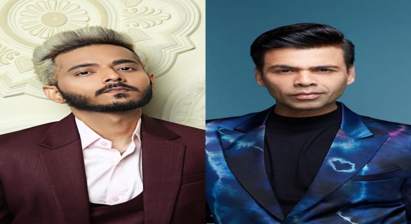 Tanishk and Karan Johar.