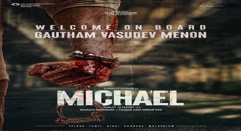Gautham Menon teams up with Sandeep Kishan for upcoming pan-India movie 'Michael'.