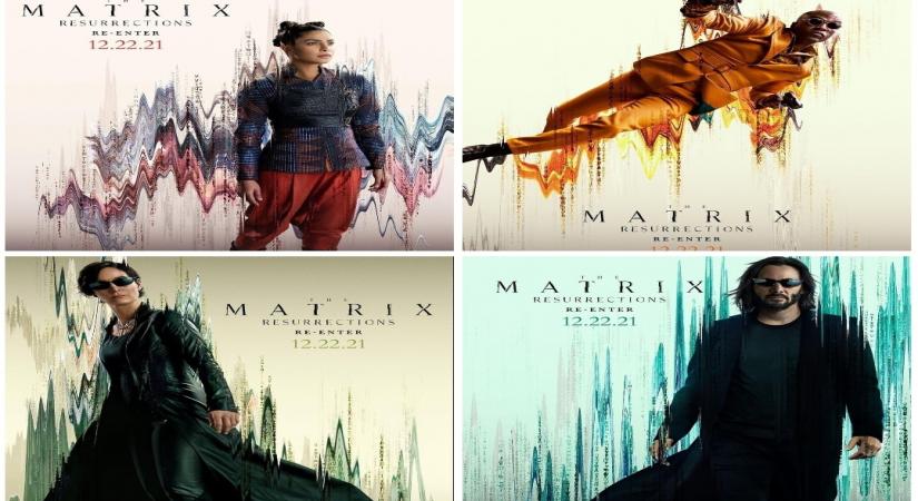 Matrix character posters.