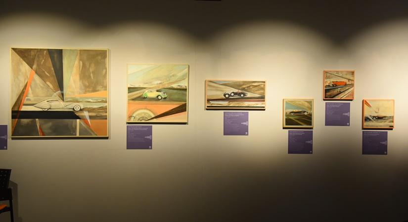 Automotive Paintings by Raja Muzzafar Ali at Historic Auctions preview.