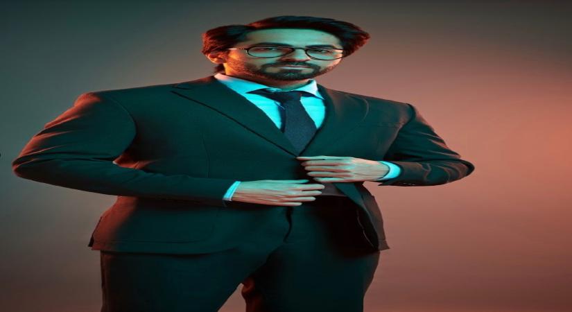 Ayushmann as professor money heist.