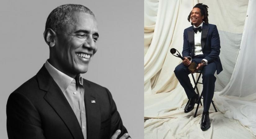 Barack Obama introduced Jay-Z.(photo:Shawn Carter Foundation)