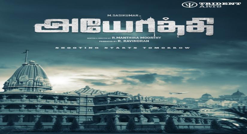 Sasikumar's film Ayodhi.