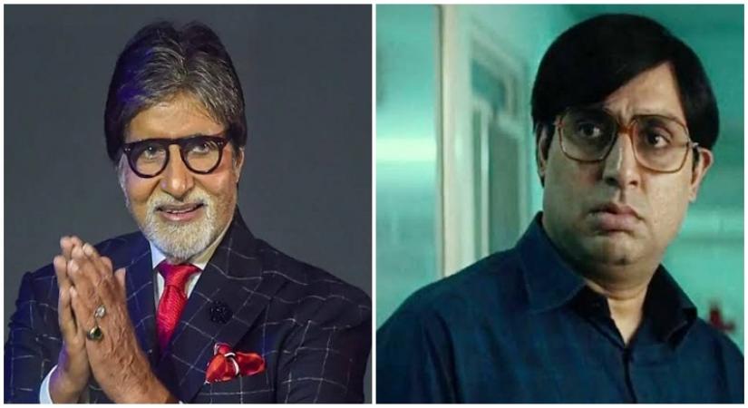 the Big B praising Abhishek