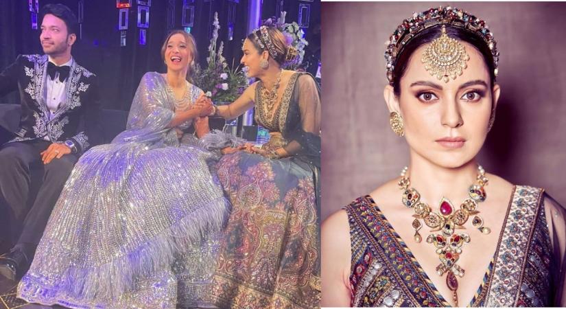 Kangana shares images of Ankita, Vicky's sangeet ceremony.