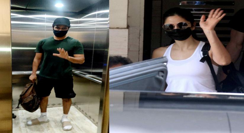 Vicky, Katrina hit the gym ahead of their lavish wedding.