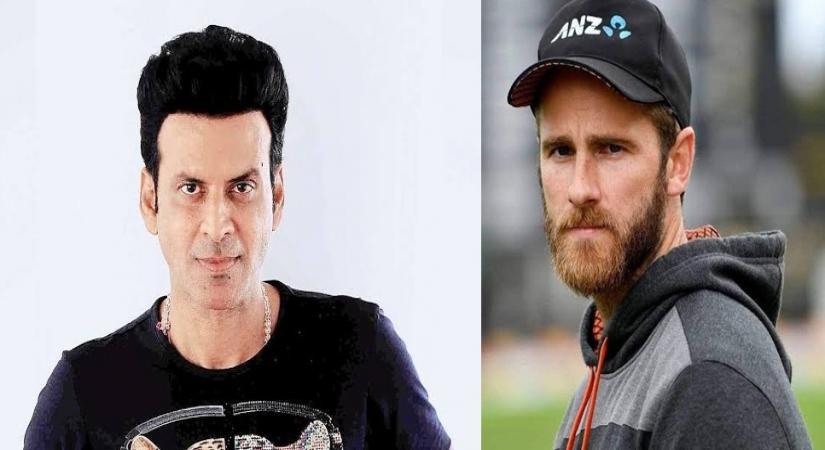 Manoj Bajpayee and Kane Williamson