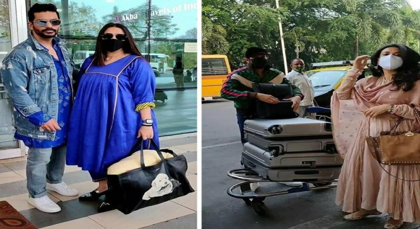'KatVic' wedding: Angad Bedi, Neha Dhupia, Kabir Khan, Mini Mathur off to Jaipur.