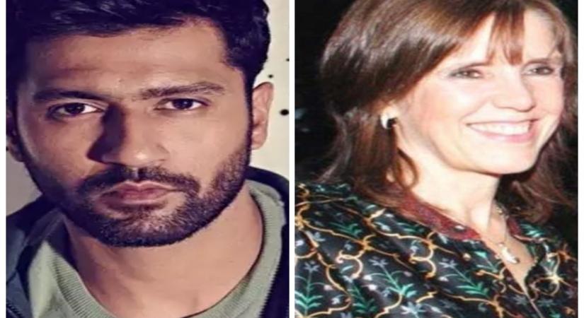 Katrina Kaif's mom leaves home in Vicky Kaushal's Merc.