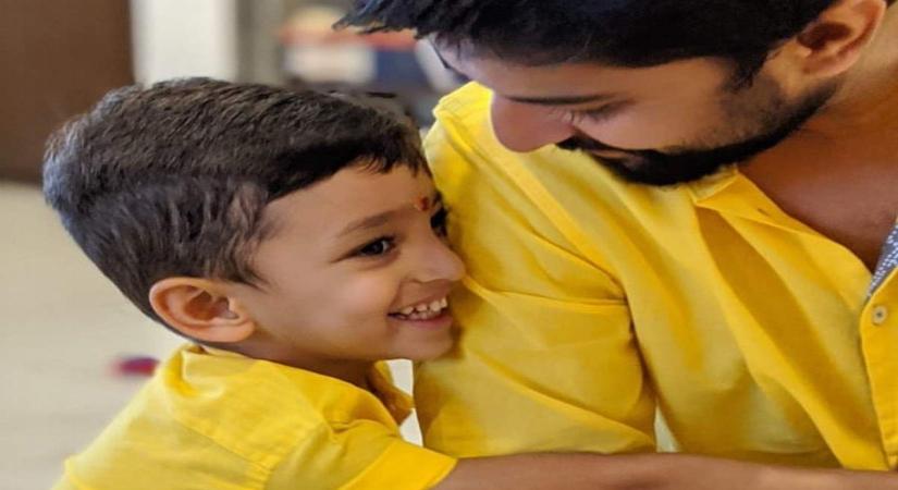 Nani with his son Arjun