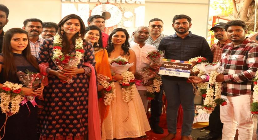 Work on thriller fill featuring 4 heroines begins with  pooja