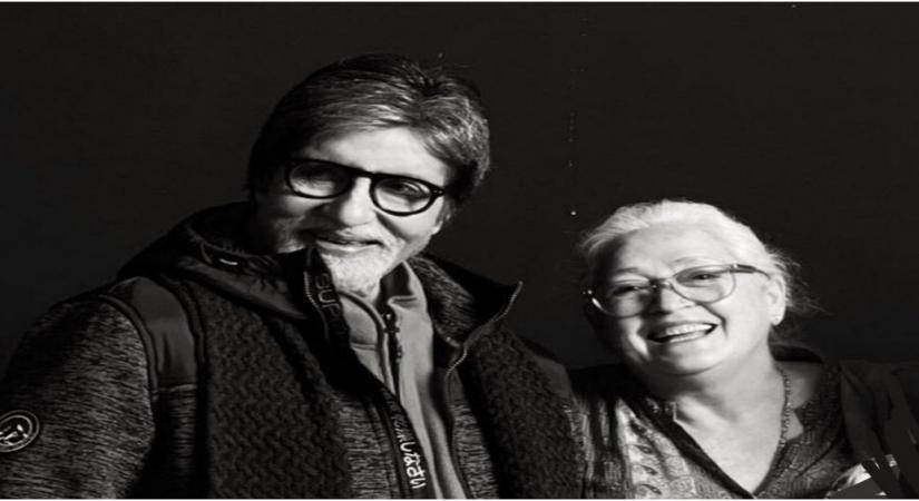 Nafisa Ali and Amitabh Bachchan.(photo:instagram)