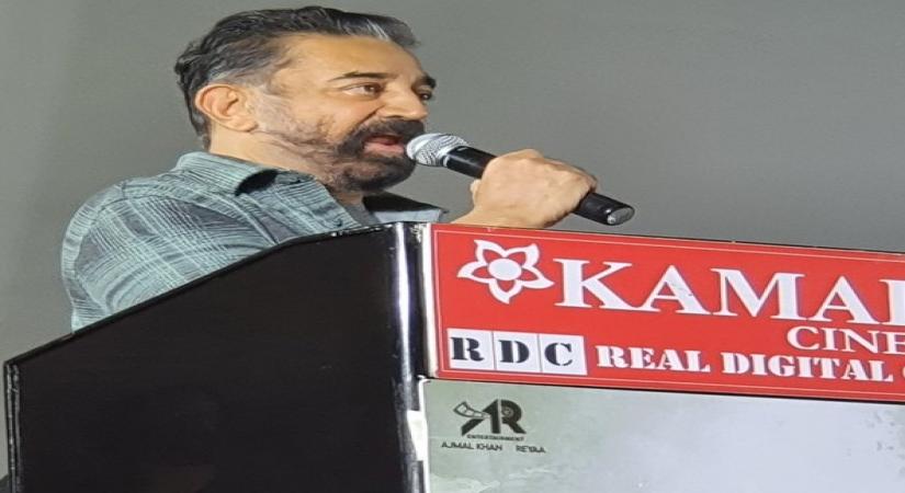 There is no caste or religion in cinema: Kamal Haasan.