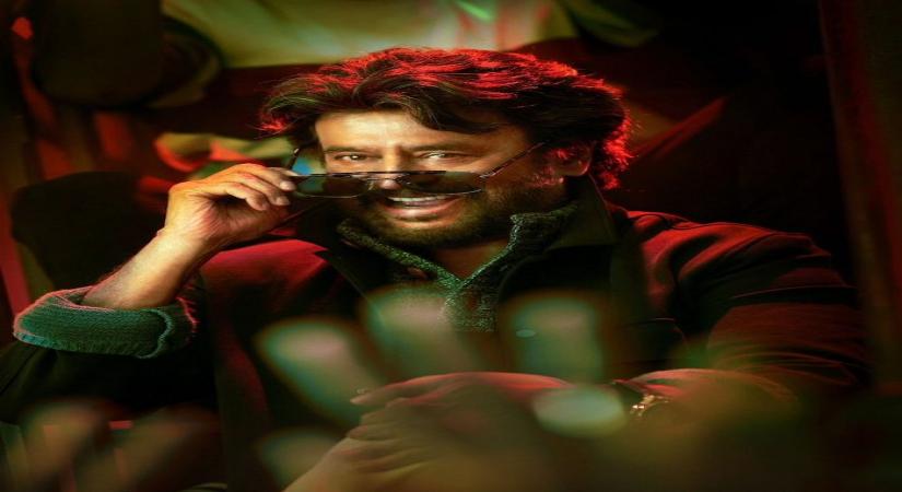Kamal, Resul Pookutty greet Rajini.