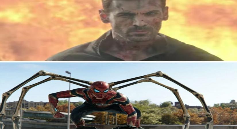 For 'Attack' teaser with Spiderman