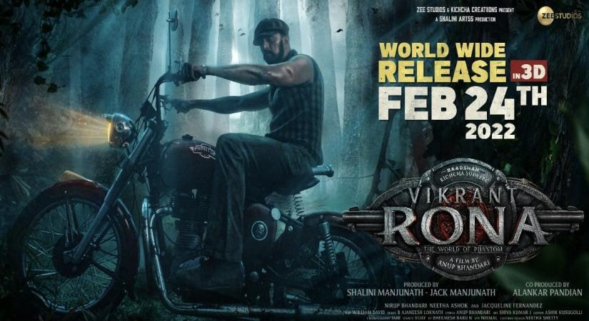 Feb date set for Kichcha Sudeepa starrer 'Vikrant Rona' release in 3D