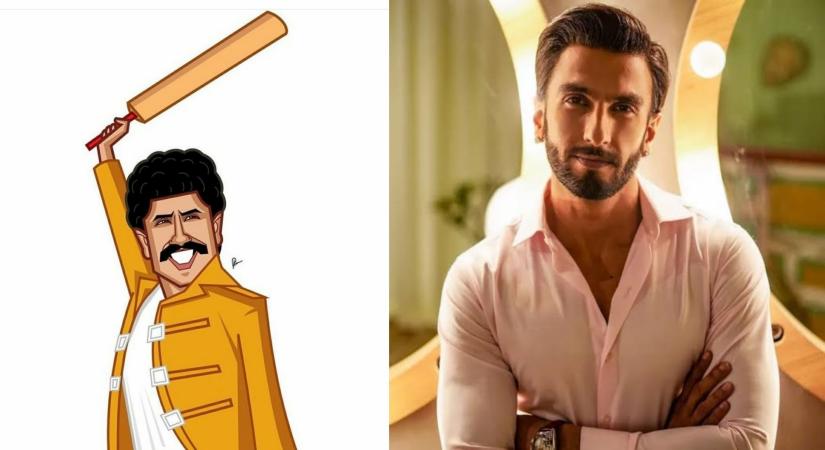 Ranveer Singh digital art.