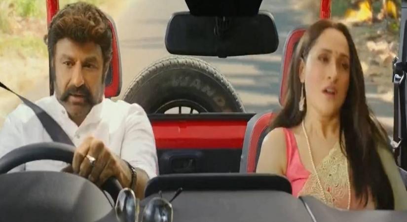 Hyderabad Traffic police use 'Akhanda' scene to drive home message on seat belts.