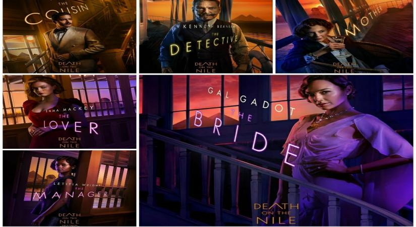 'Death On The Nile' character posters