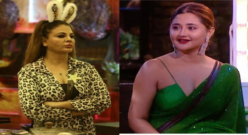 Bigg Boss 15: Rashami Desai and Rakhi Sawant.