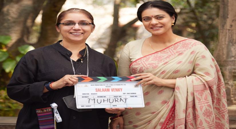 Kajol and Revathy begin the shoot of 'Salaam Venky'.