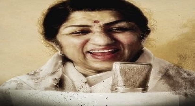 legendary singer Bharat Ratna Lata Mangeshkar.(photo:@AnupamPKher /Twitter)