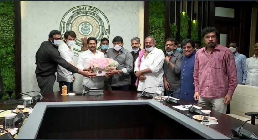 Tollywood celebs meet AP CM